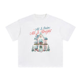 All Is Calm All Is Bright Graphic Tee-INNBLAC Fashion Apparel