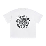 Baseball All Day Everyday Graphic Tee-INNBLAC Fashion Apparel