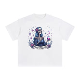 Skeleton Mama's Magic Juice Graphic Tee-INNBLAC Fashion Apparel