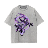 Urban Ninja Stone Wash Graphic Tee-INNBLAC Fashion Apparel