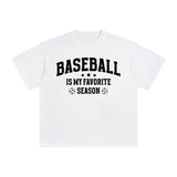 Baseball Is My Favorite Season Graphic Tee-INNBLAC Fashion Apparel