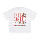 I Eat Santa's Cookies Graphic Tee-INNBLAC Fashion Apparel