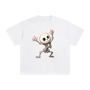 Cute Skeleton Graphic Tee-INNBLAC Fashion Apparel