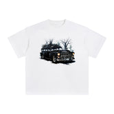 Goth Car Graphic Tee-INNBLAC Fashion Apparel