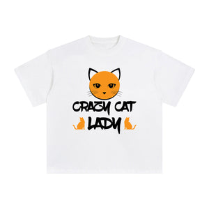 Crazy Cat Lady Graphic Tee-INNBLAC Fashion Apparel