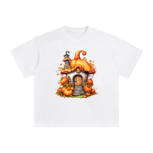 Fairy Pumpkin House Graphic Tee-INNBLAC Fashion Apparel