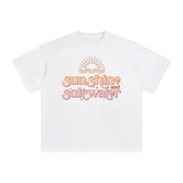 Sunshine And Salt Water Graphic Tee-INNBLAC Fashion Apparel