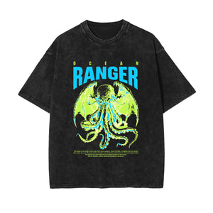 Ocean Ranger Streetwear Graphic Tee-INNBLAC Fashion Apparel