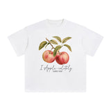 Apple & Quote Graphic Tee-INNBLAC Fashion Apparel