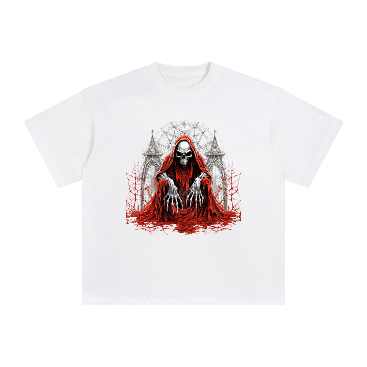 Ghost Graphic Tee-INNBLAC Fashion Apparel