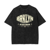 Brooklyn Stone Wash Graphic Tee-INNBLAC Fashion Apparel