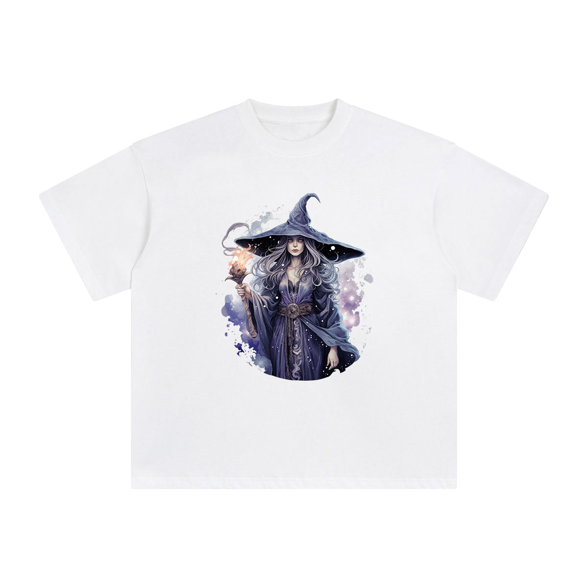 Cosmic Witch Graphic Tee-INNBLAC Fashion Apparel