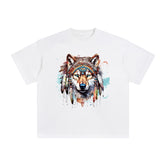 Wolf Graphic Tee-INNBLAC Fashion Apparel