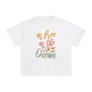 As Free As The Ocean Graphic Tee-INNBLAC Fashion Apparel