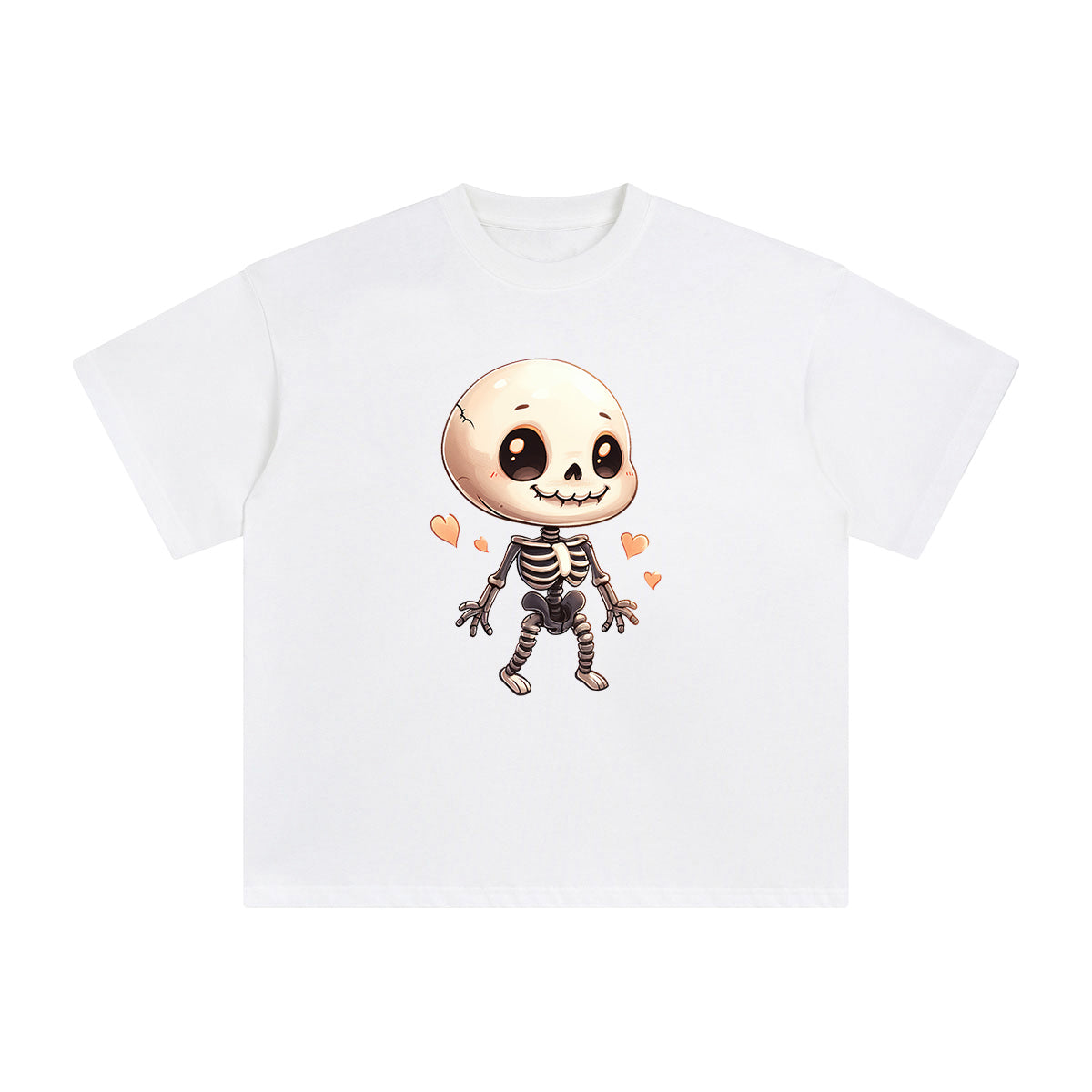 Cute Skeleton Graphic Tee-INNBLAC Fashion Apparel