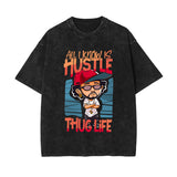 Swaggy Outfits Wash Graphic Tee-INNBLAC Fashion Apparel