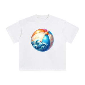 Beach Ball Clipart Graphic Tee-INNBLAC Fashion Apparel