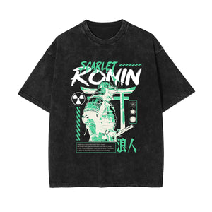 Scarlet Ronin Japanese Graphic Tee-INNBLAC Fashion Apparel