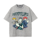 Uncontrollable Street Punk Graphic Tee-INNBLAC Fashion Apparel