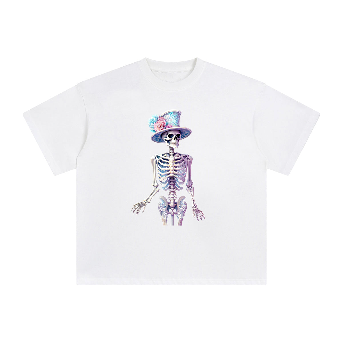 Beautiful Skeleton Graphic Tee-INNBLAC Fashion Apparel