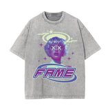 Fame Gir Y2k Streetwear Graphic Tee-INNBLAC Fashion Apparel