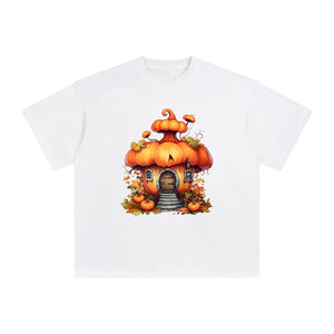 Fairy Pumpkin House Graphic Tee-INNBLAC Fashion Apparel