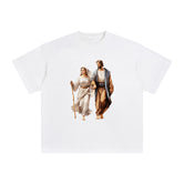 Saint Joseph And Mother Mary Graphic Tee-INNBLAC Fashion Apparel