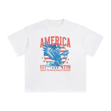 America Eagle Graphic Tee-INNBLAC Fashion Apparel