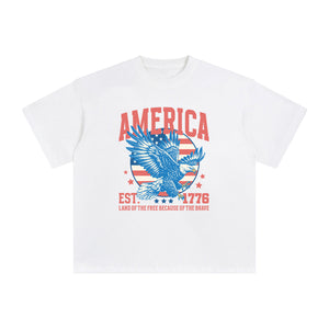 America Eagle Graphic Tee-INNBLAC Fashion Apparel