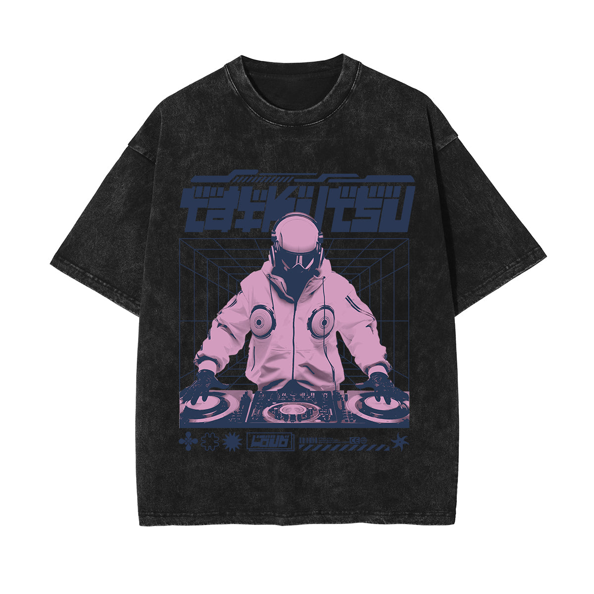 Japanese Y2k Streetwear Graphic Tee-INNBLAC Fashion Apparel