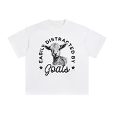 Goats Retro Graphic Tee-INNBLAC Fashion Apparel