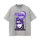 Day Dream Y2K Japanese Graphic Washed Tee-INNBLAC Fashion Apparel