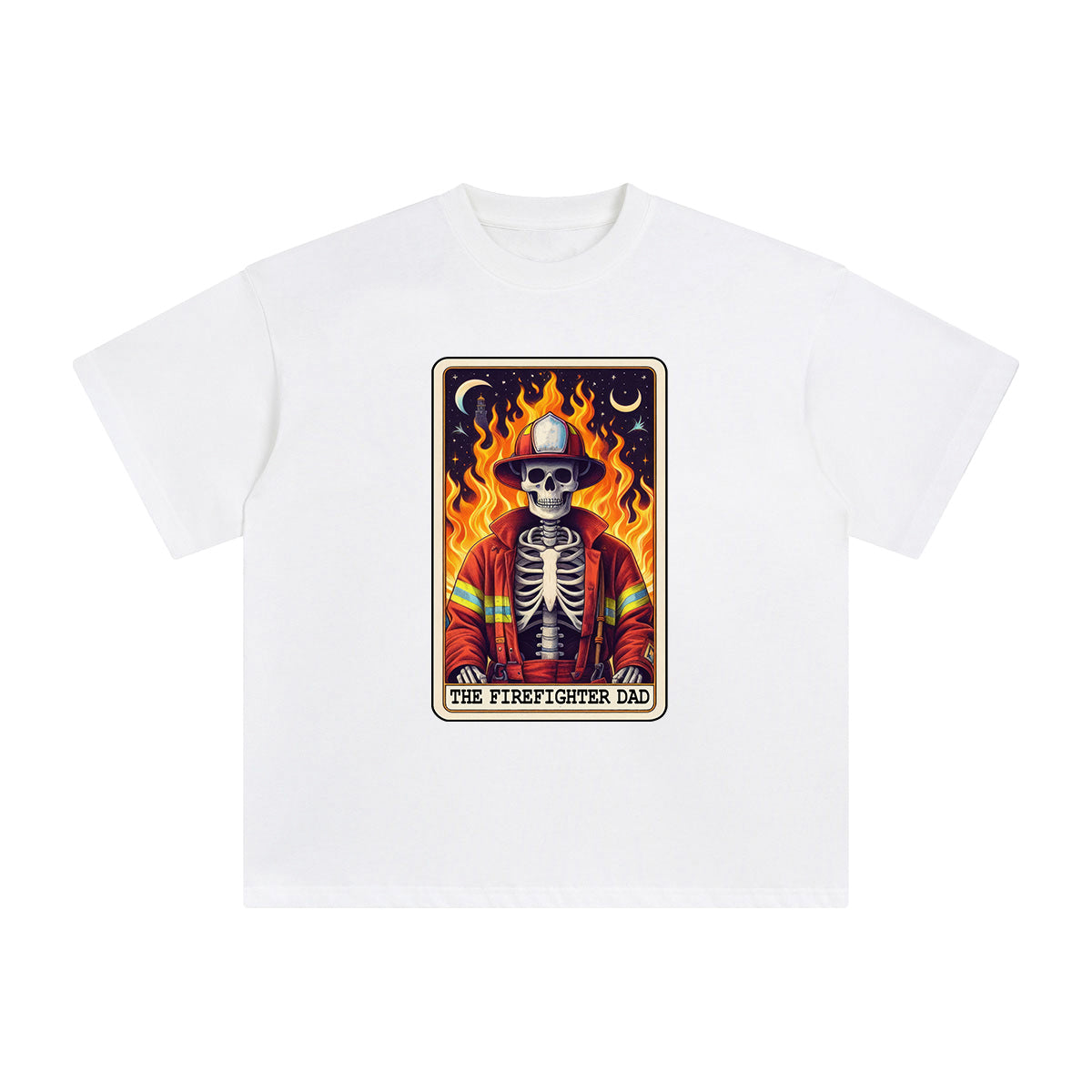 The Firefighter Dad Graphic Tee-INNBLAC Fashion Apparel