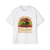 Farm Fresh Bacon Graphic Tee-INNBLAC Fashion Apparel