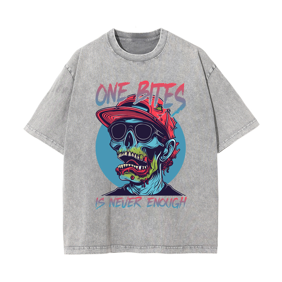 One Bites ls Never Enough Graphic Tee-INNBLAC Fashion Apparel