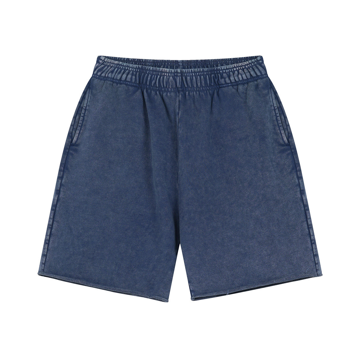 Raw Edge Washed Short Pants