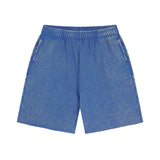 Raw Edge Washed Short Pants-INNBLAC Fashion Apparel