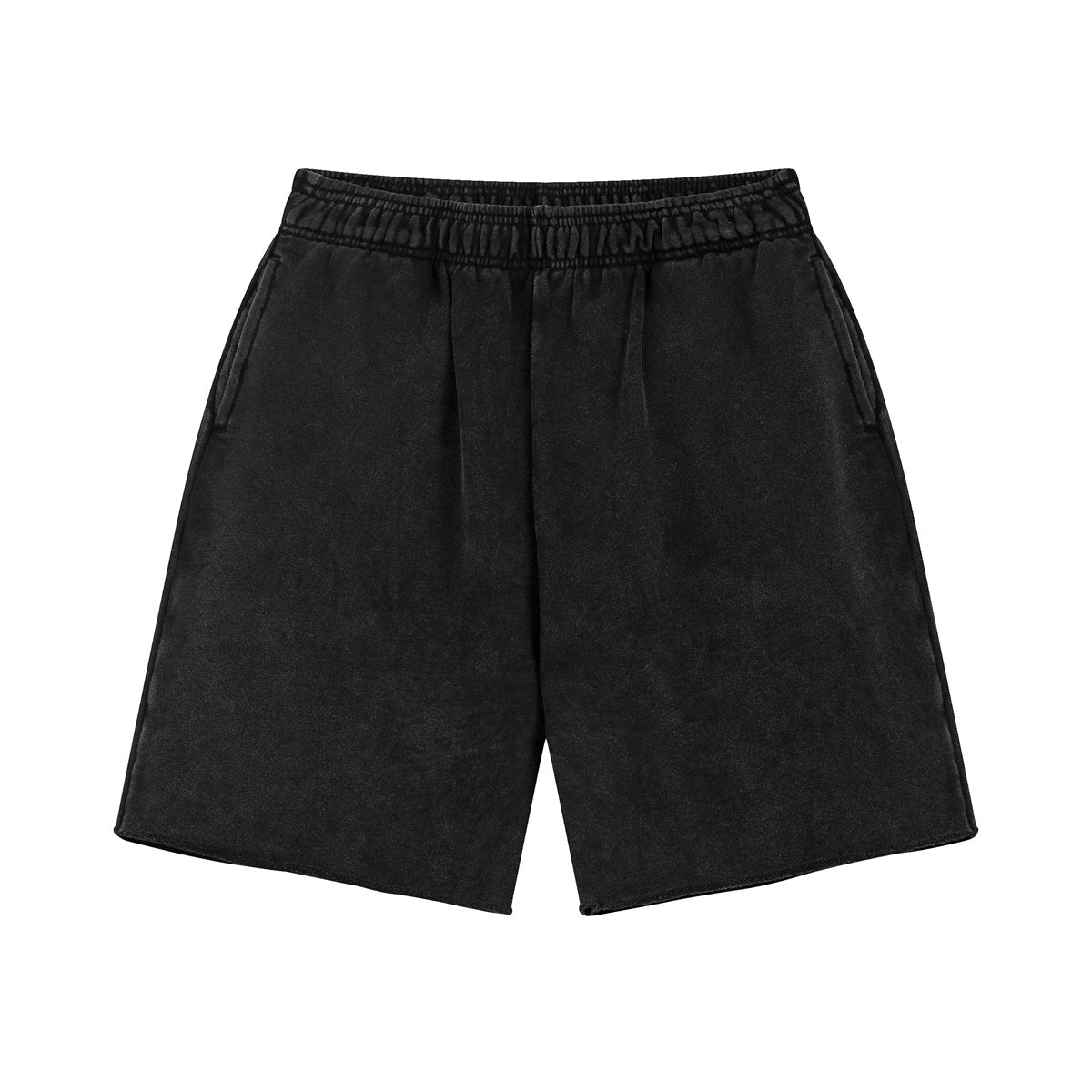 Raw Edge Washed Short Pants