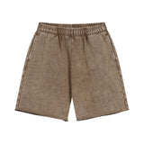 Raw Edge Washed Short Pants-INNBLAC Fashion Apparel