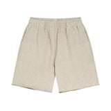 Raw Edge Washed Short Pants-INNBLAC Fashion Apparel