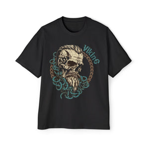 Skull Viking Graphic Tee-INNBLAC Fashion Apparel