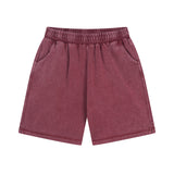 Washed Faded Baggy Shorts-INNBLAC Fashion Apparel