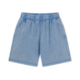 Washed Faded Baggy Shorts-INNBLAC Fashion Apparel