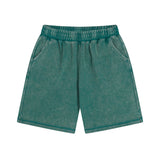 Washed Faded Baggy Shorts-INNBLAC Fashion Apparel