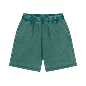 Washed Faded Baggy Shorts-INNBLAC Fashion Apparel