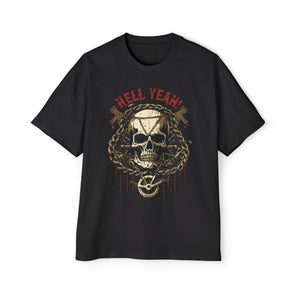 Hell Skull Pirate Graphic Tee-INNBLAC Fashion Apparel