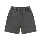 Washed Faded Baggy Shorts-INNBLAC Fashion Apparel