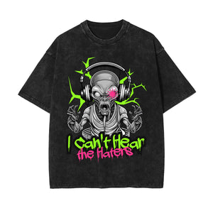 Alien Creature Urban Streetwear Graphic Tee-INNBLAC Fashion Apparel