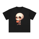 Cute Skeleton Graphic Tee-INNBLAC Fashion Apparel