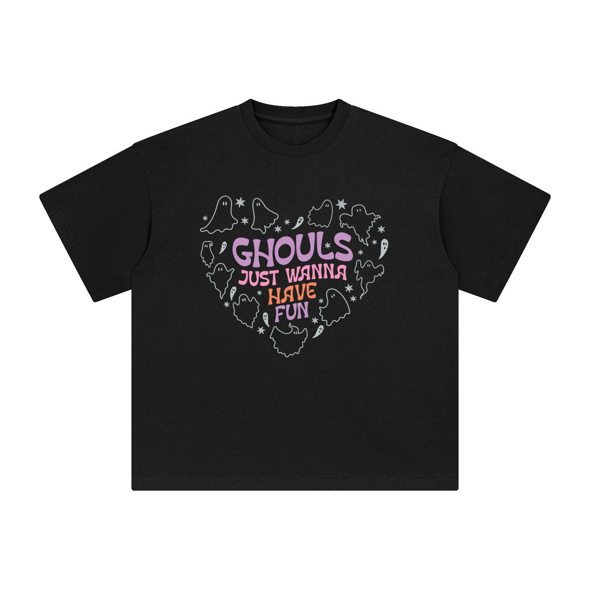 Ghouls Just Wanna Have Fun Graphic Tee-INNBLAC Fashion Apparel